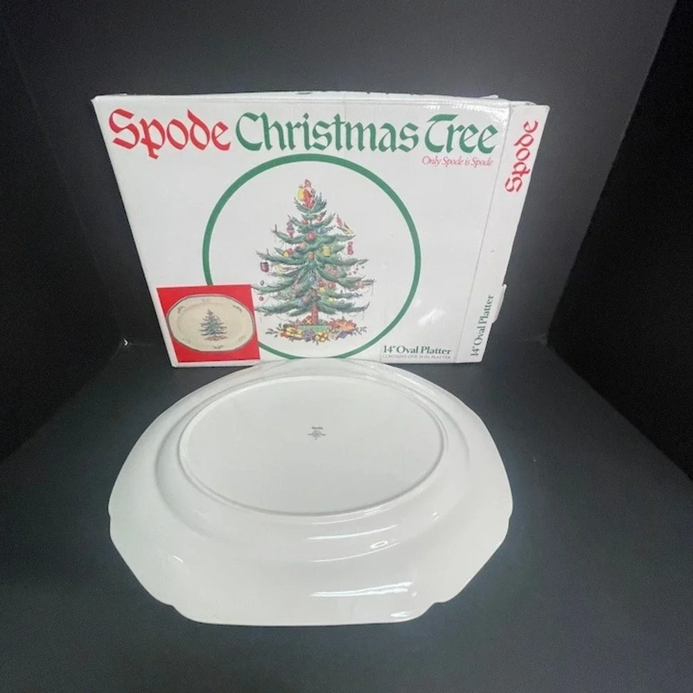 Vintage Spode Christmas Tree 14